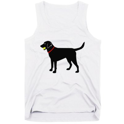 Labrador Retriever Fetch Black Lab Play Ball Tank Top