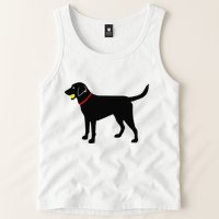 Labrador Retriever Fetch Black Lab Play Ball Tank Top