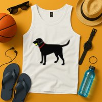 Labrador Retriever Fetch Black Lab Play Ball Tank Top