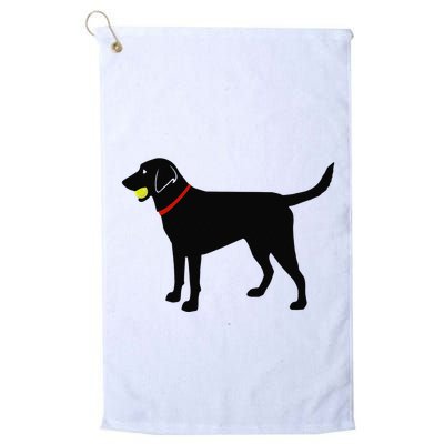 Labrador Retriever Fetch Black Lab Play Ball Golf Towel