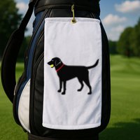 Labrador Retriever Fetch Black Lab Play Ball Golf Towel