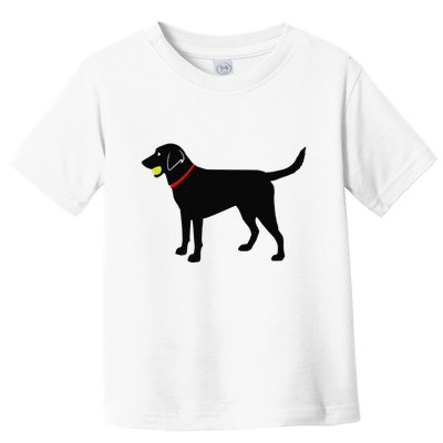 Labrador Retriever Fetch Black Lab Play Ball Toddler T-Shirt