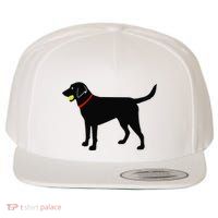 Labrador Retriever Fetch Black Lab Play Ball Wool Snapback Cap