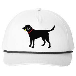 Labrador Retriever Fetch Black Lab Play Ball Snapback Five-Panel Rope Hat