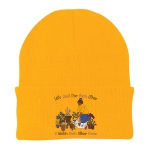 Let's Root For Each Other And Watch Each Other Grow Plant Lover Knit Cap Winter Beanie