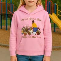 Let's Root For Each Other And Watch Each Other Grow Plant Lover Kids Hoodie