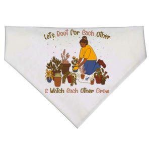 Let's Root For Each Other And Watch Each Other Grow Plant Lover USA-Made Doggie Bandana