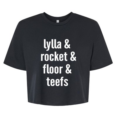 Lylla & Rocket & Floor & Teefs Bella+Canvas Jersey Crop Tee