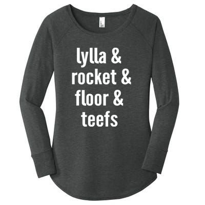 Lylla & Rocket & Floor & Teefs Women's Perfect Tri Tunic Long Sleeve Shirt