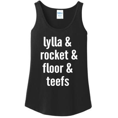 Lylla & Rocket & Floor & Teefs Ladies Essential Tank