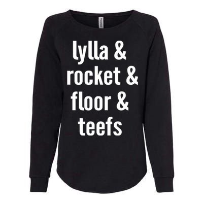 Lylla & Rocket & Floor & Teefs Womens California Wash Sweatshirt