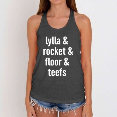 Lylla & Rocket & Floor & Teefs Women's Knotted Racerback Tank