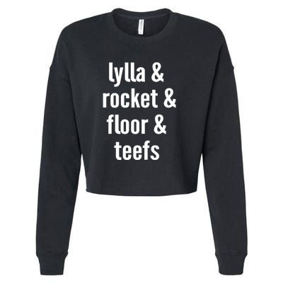 Lylla & Rocket & Floor & Teefs Cropped Pullover Crew