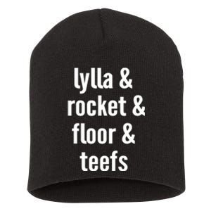 Lylla & Rocket & Floor & Teefs Short Acrylic Beanie