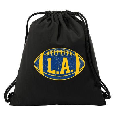 LA Rams Football Drawstring Bag