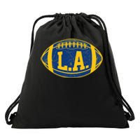 LA Rams Football Drawstring Bag