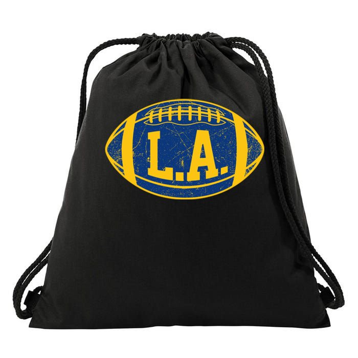 LA Rams Football Drawstring Bag