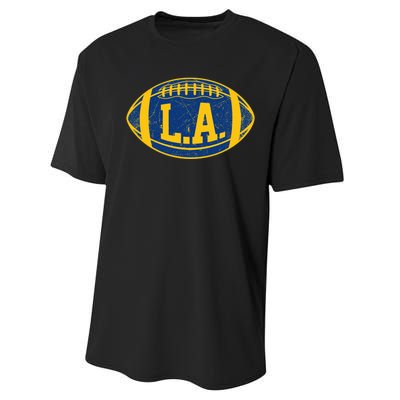 LA Rams Football Performance Sprint T-Shirt