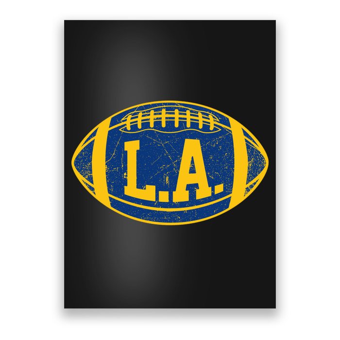LA Rams Football Poster