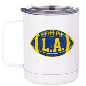 LA Rams Football 12 oz Stainless Steel Tumbler Cup