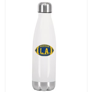 LA Rams Football Stainless Steel Insulated Water Bottle