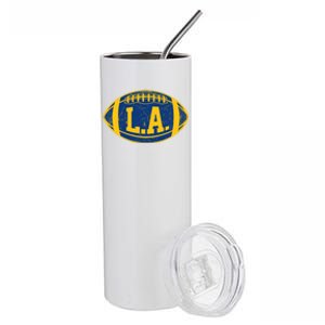 LA Rams Football Stainless Steel Tumbler