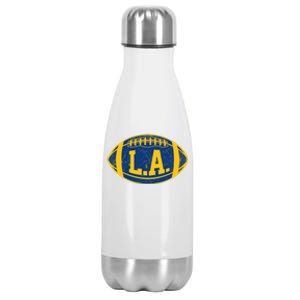 LA Rams Football Stainless Steel Insulated Water Bottle