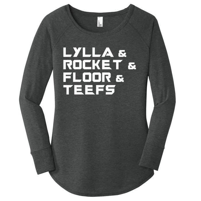 Lylla & Rocket & Floor & Teefs Women's Perfect Tri Tunic Long Sleeve Shirt