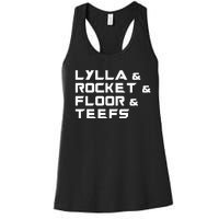 Lylla & Rocket & Floor & Teefs Women's Racerback Tank