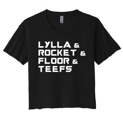 Lylla & Rocket & Floor & Teefs Women's Crop Top Tee