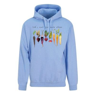 Lets Root For Each Other And Watch Each Other Grow Unisex Surf Hoodie