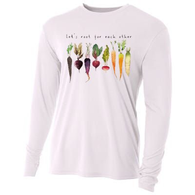 Lets Root For Each Other And Watch Each Other Grow Cooling Performance Long Sleeve Crew