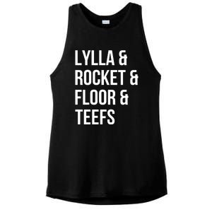 Lylla & Rocket & Floor & Teefs Ladies PosiCharge Tri-Blend Wicking Tank