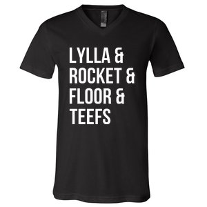 Lylla & Rocket & Floor & Teefs V-Neck T-Shirt