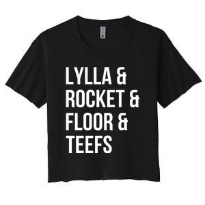 Lylla & Rocket & Floor & Teefs Women's Crop Top Tee