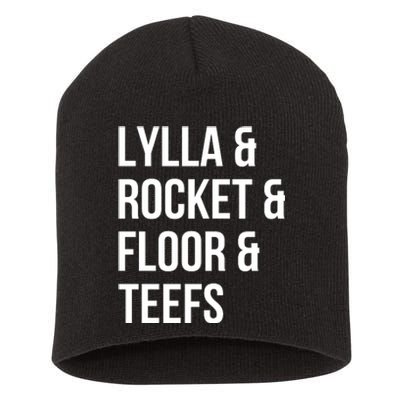 Lylla & Rocket & Floor & Teefs Short Acrylic Beanie