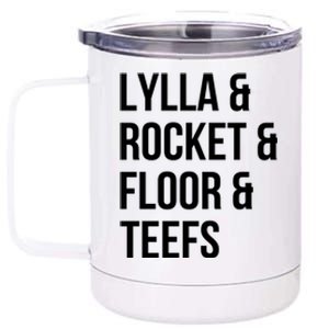 Lylla & Rocket & Floor & Teefs 12 oz Stainless Steel Tumbler Cup