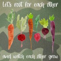 Let's Root For Each Other And Watch Each Other Grow Vegetables Legacy Tie Dye Trucker Hat