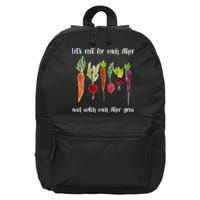 Let's Root For Each Other And Watch Each Other Grow Vegetables 16 in Basic Backpack
