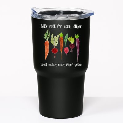 Let's Root For Each Other And Watch Each Other Grow Vegetables Tumbler