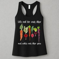 Let's Root For Each Other And Watch Each Other Grow Vegetables Womens Tank Top