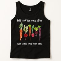 Let's Root For Each Other And Watch Each Other Grow Vegetables Tank Top