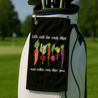 Let's Root For Each Other And Watch Each Other Grow Vegetables Golf Towel