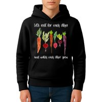 Let's Root For Each Other And Watch Each Other Grow Vegetables Kids Hoodie