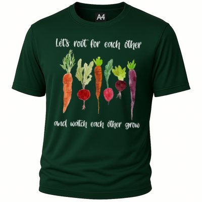 Let's Root For Each Other And Watch Each Other Grow Vegetables Performance Shirt
