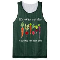 Let's Root For Each Other And Watch Each Other Grow Vegetables Mesh Reversible Basketball Jersey Tank