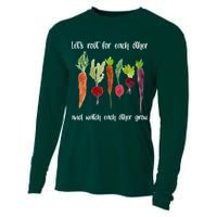 Let's Root For Each Other And Watch Each Other Grow Vegetables Cooling Performance Long Sleeve Crew