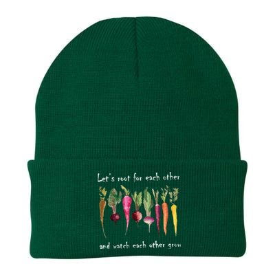 LetS Root For Each Other And Watch Each Other Grow Plants Knit Cap Winter Beanie