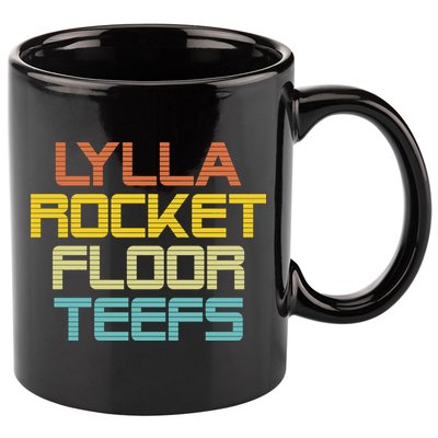Lylla & Rocket & Floor & Teefs 11oz C Handle Ceramic Mug