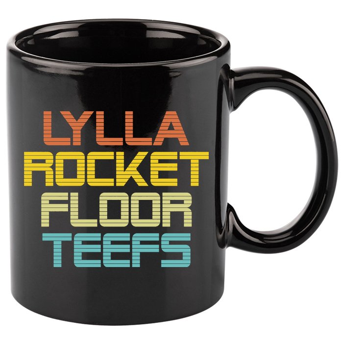 Lylla & Rocket & Floor & Teefs 11oz C Handle Ceramic Mug